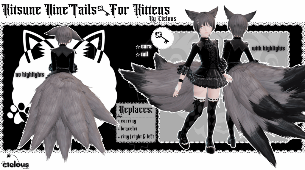 「✦Kitsune NineTails | For Kittens✦」