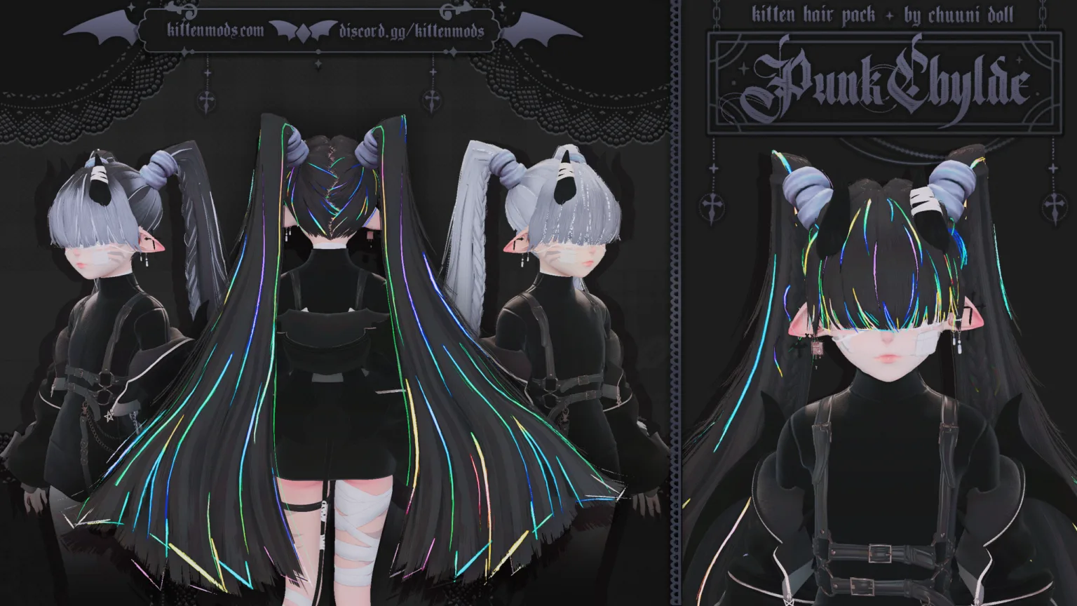 「✦PUNKCHYLDE Hair | For Kittens✦」