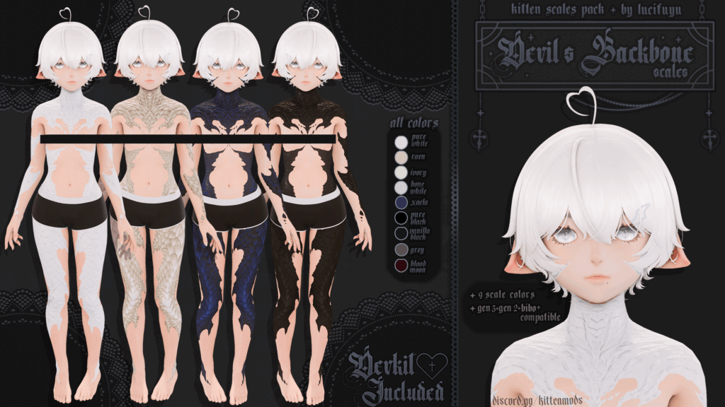 「 ✦Devil’s Backbone Scales | For Kittens✦ 」