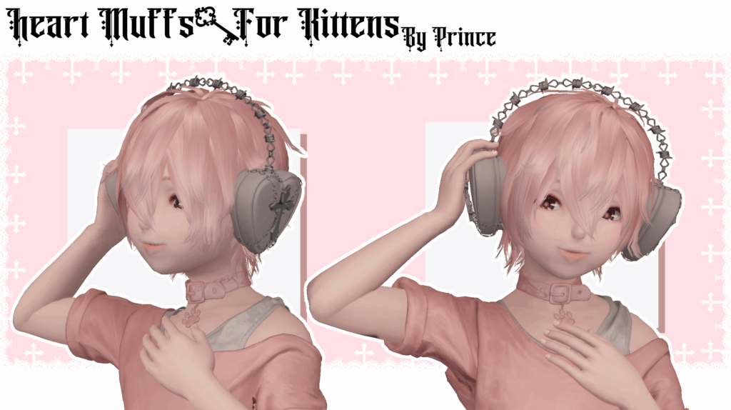 「✦Heart Muffs | For Kittens✦」
