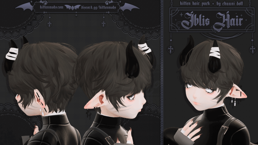 「✦Iblis Hair | For Kittens✦」