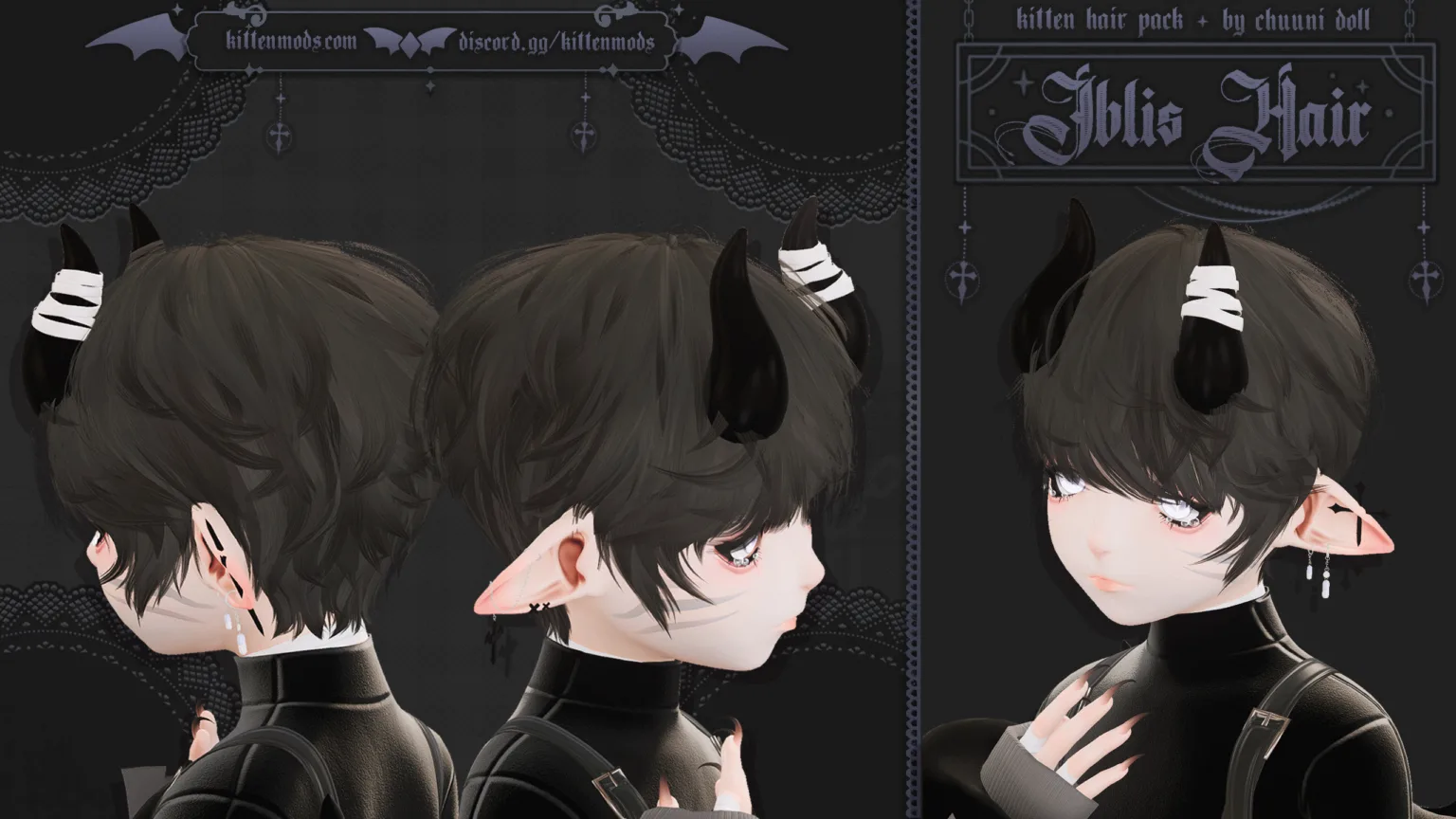 「✦Iblis Hair | For Kittens✦」